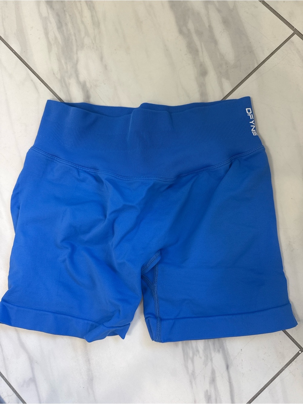 DFYNE Women's Athletic Bike Shorts — Vibrant Blue